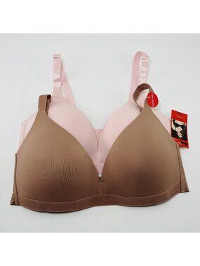 Strm Line Shaping Tshirt Bra 40D Set 2 Pack Pair Full Figure Coverage Comfort